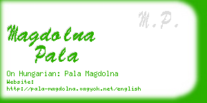 magdolna pala business card